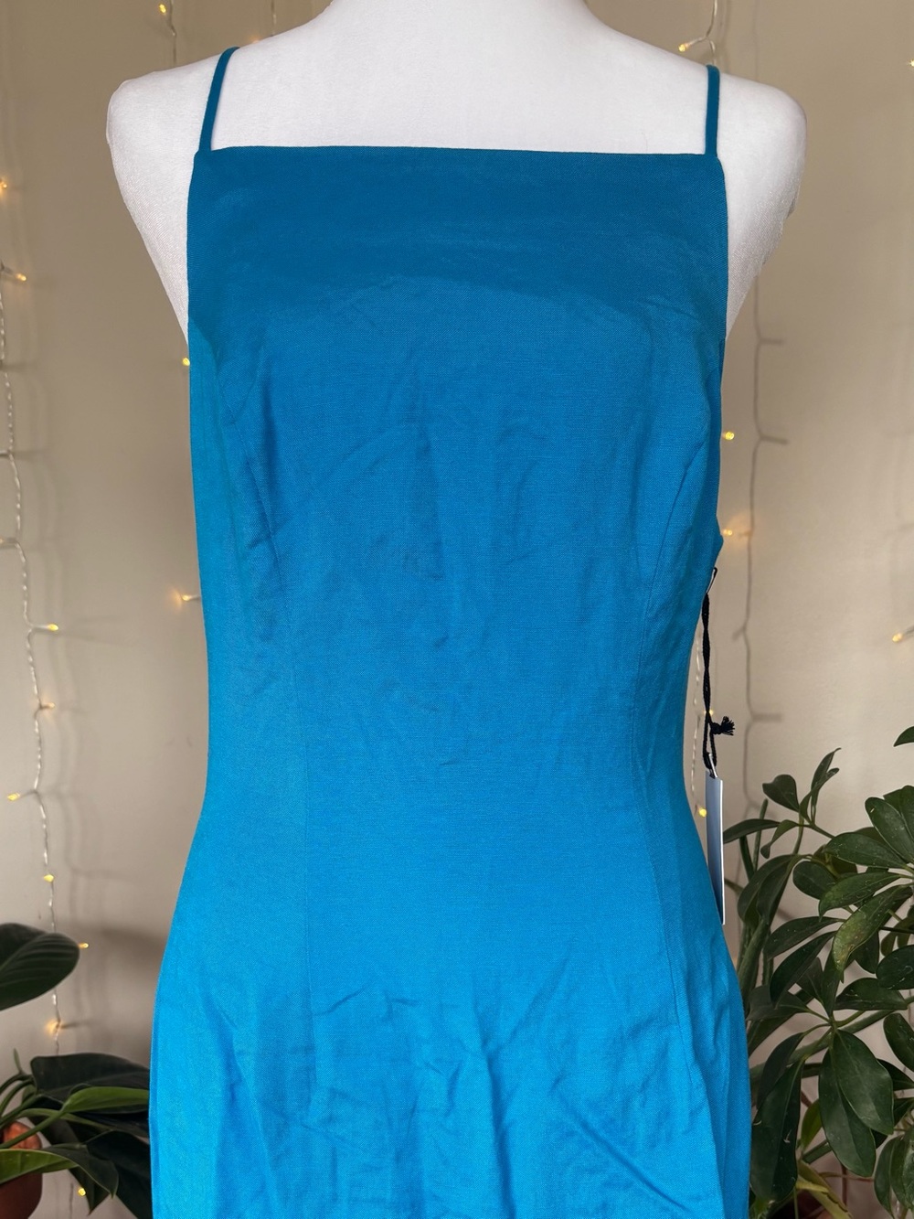 Astr Electric Blue Backless Spaghetti-Strap Midi Dress - Picture 5 of 9